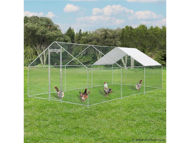 Kippenren hls25t 3 x 6 x 2 meter - afbeelding 11 van  18