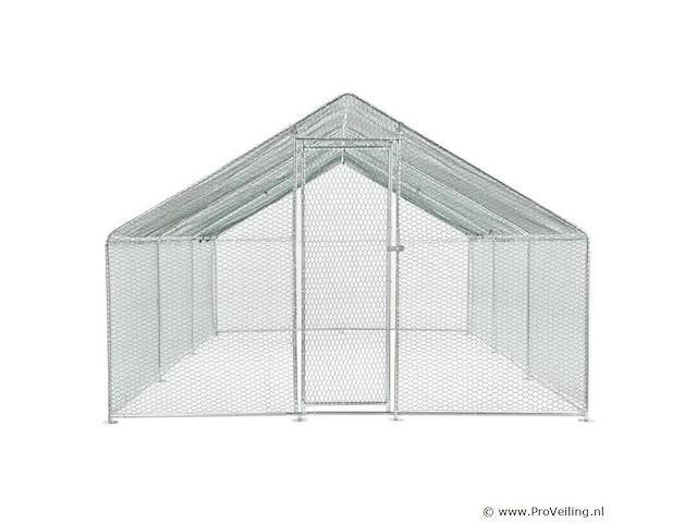 Kippenren hls25t 3 x 6 x 2 meter - afbeelding 3 van  18