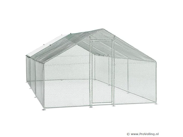 Kippenren hls25t 3 x 6 x 2 meter - afbeelding 1 van  18