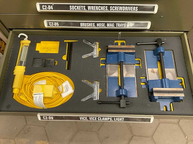Kippertool gereedschapskasten met inhoud (2x) - afbeelding 6 van  21