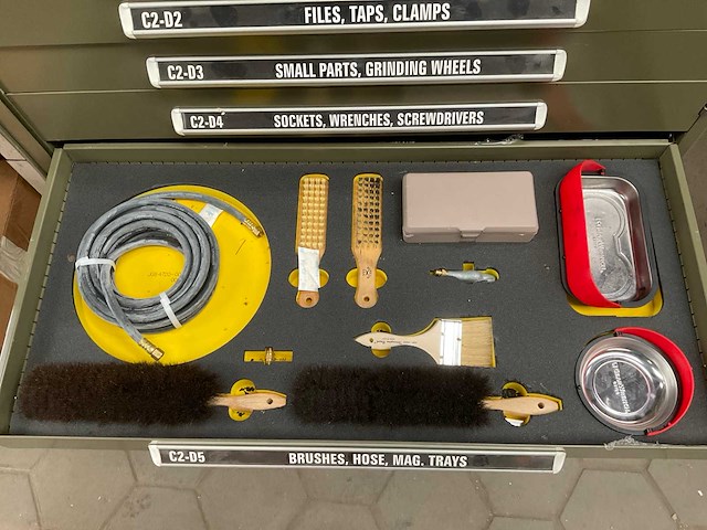 Kippertool gereedschapskasten met inhoud (2x) - afbeelding 7 van  21