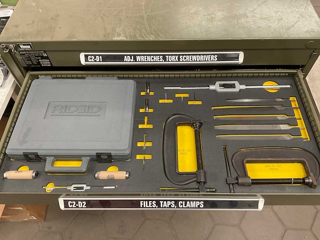 Kippertool gereedschapskasten met inhoud (2x) - afbeelding 10 van  21