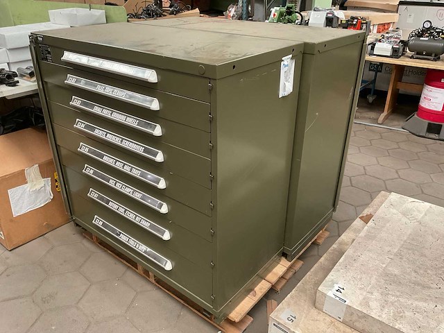 Kippertool gereedschapskasten met inhoud (2x) - afbeelding 1 van  21