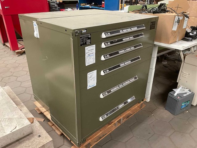 Kippertool gereedschapskasten met inhoud (2x) - afbeelding 12 van  21
