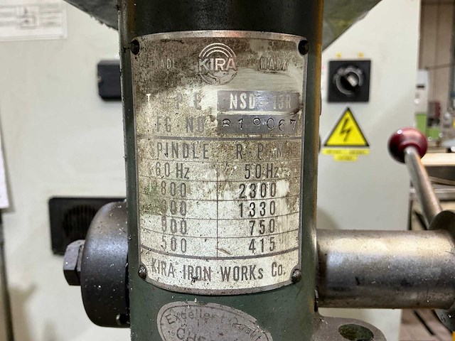 Kira nsd13r tafelboormachine - afbeelding 5 van  5
