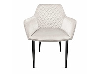 Kira zbc2/beige eetkamerstoel (4x) - afbeelding 2 van  7