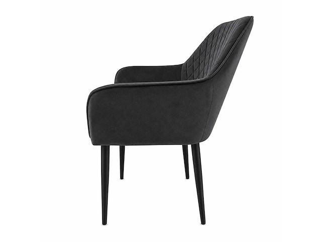 Kira zbc2/dark grey eetkamerstoel (4x) - afbeelding 3 van  6