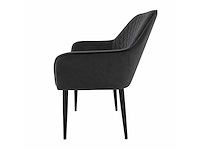 Kira zbc2/dark grey eetkamerstoel (4x) - afbeelding 3 van  6