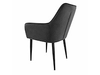 Kira zbc2/dark grey eetkamerstoel (4x) - afbeelding 4 van  6