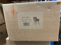 Kira zbc2/dark grey eetkamerstoel (4x) - afbeelding 6 van  6