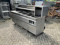 Kiremco bakwand 250 cm friteuse - afbeelding 2 van  6
