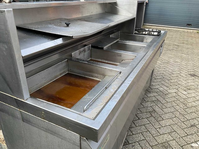 Kiremco bakwand 250 cm friteuse - afbeelding 5 van  6