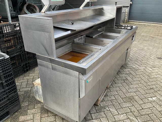 Kiremco bakwand 250 cm friteuse - afbeelding 6 van  6