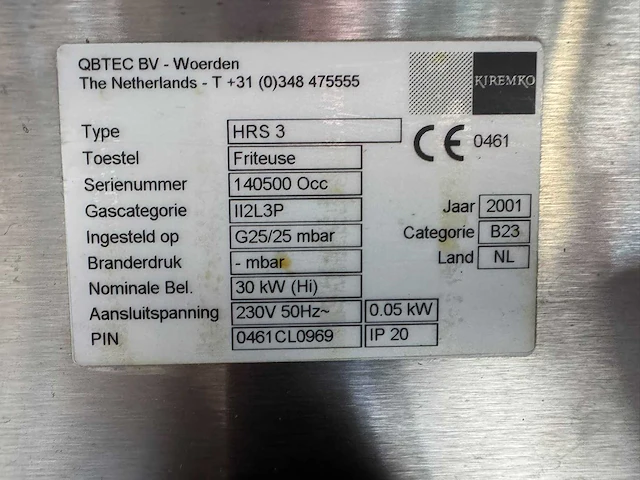 Kiremko - hrs3 - friteuse - afbeelding 7 van  12