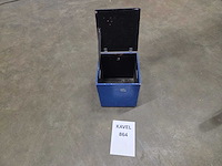 Kist hout blauw - afbeelding 1 van  2