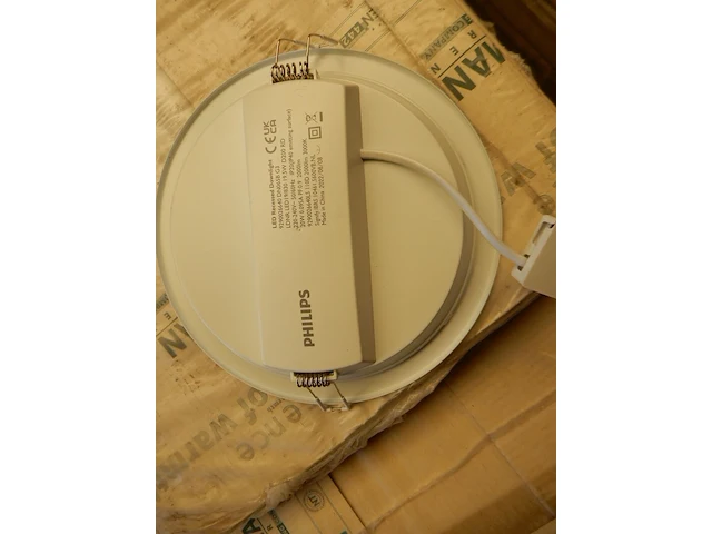 Kist met 8 inbouw lampen, philips, wit - afbeelding 3 van  6