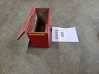 Kist rood - afbeelding 1 van  3