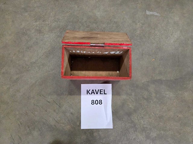 Kist rood - afbeelding 3 van  3