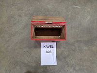 Kist rood - afbeelding 3 van  3