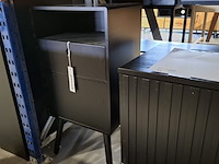 Kistbank, televisiemeubel en nachtkastje, byfonq en woood - afbeelding 2 van  11