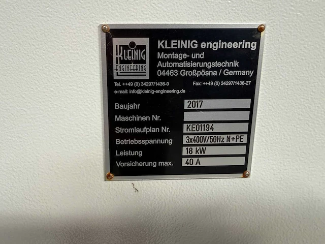 Kistler nc joining module incl. kleinig besturing. - afbeelding 6 van  12