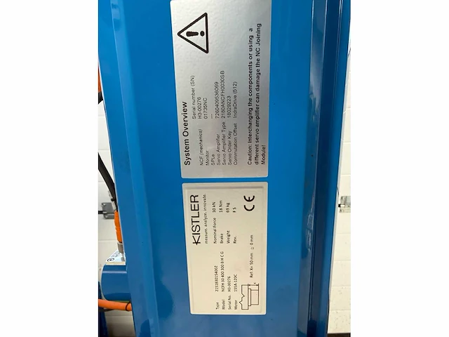 Kistler nc joining module incl. kleinig besturing. - afbeelding 5 van  12