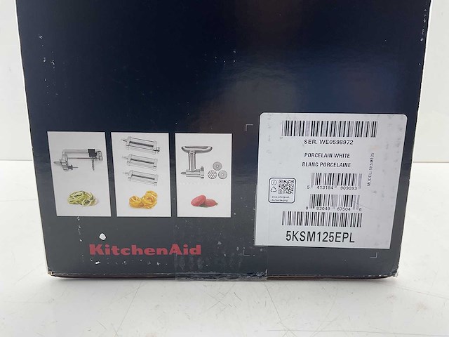 Kitchenaid - artisan 5ksm125eac - keukenmachine - afbeelding 3 van  3
