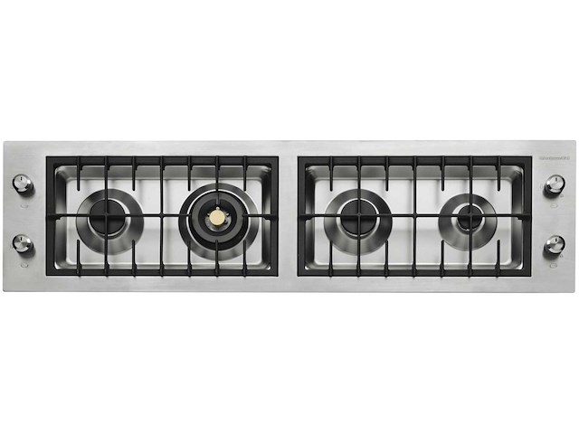 Kitchenaid - khds 1160/i - kookplaat roestvrijstaal ingebouwd gaskookplaat 4 zone(s) - afbeelding 1 van  3
