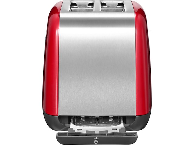 Kitchenaid 5kmt221eer broodrooster voor 2 schijven rood - afbeelding 2 van  3