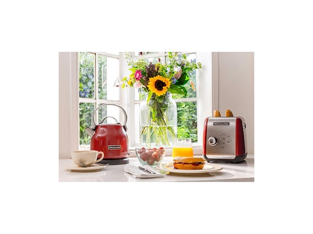 Kitchenaid 5kmt221eer broodrooster voor 2 schijven rood - afbeelding 3 van  3