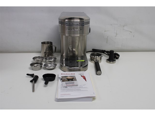 Kitchenaid artisan espresso machine 5kes6503ems tingrijs - afbeelding 4 van  5