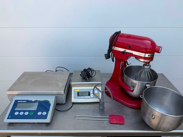 Kitchenaid + jelly - geleispuit + mixer + weegschalen - overige bakkerijmachines - afbeelding 1 van  4