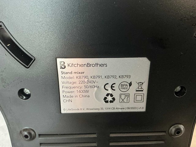 Kitchenbrothers - mixer - afbeelding 4 van  4