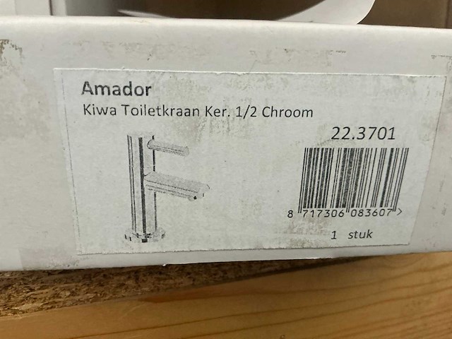 Kiwa amador chroom toiletkraan - afbeelding 2 van  2