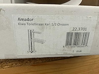 Kiwa amador chroom toiletkraan - afbeelding 2 van  2