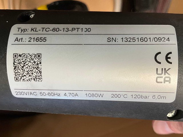 Kl-tc-60-13-pt100 lijmslang - afbeelding 3 van  3