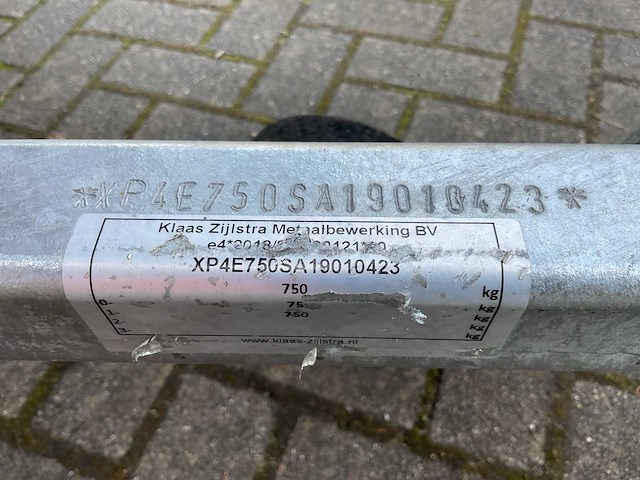 Klaas zijlstra steigeraanhanger v.v. altrex ergo steiger - afbeelding 9 van  13
