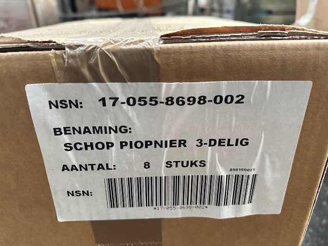 Klapschop 3-delig ongebruikt (32x) - afbeelding 3 van  4