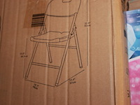 Klapstoel 44x46x57x83 fc200 wit 1 stuks - afbeelding 7 van  7