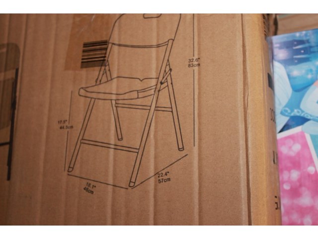 Klapstoel 44x46x57x83 fc200 wit 1 stuks - afbeelding 7 van  7