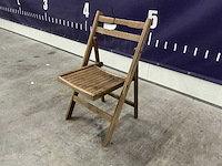 Klapstoel(hout) (11x) - afbeelding 1 van  6