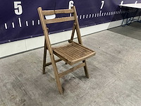 Klapstoel(hout) (11x) - afbeelding 2 van  6