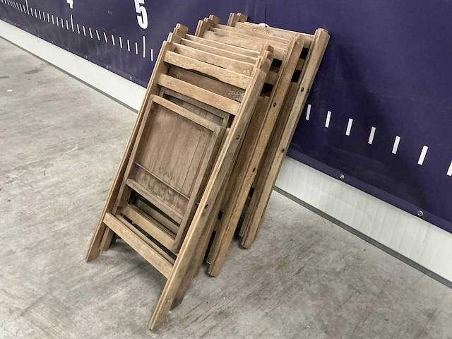 Klapstoel(hout) (11x) - afbeelding 5 van  6