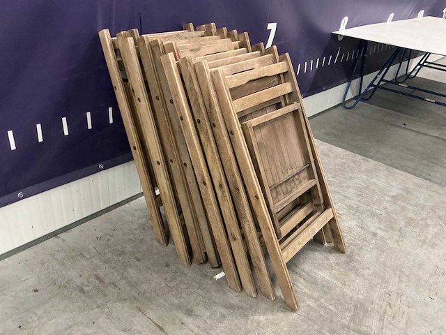 Klapstoel(hout) (11x) - afbeelding 6 van  6