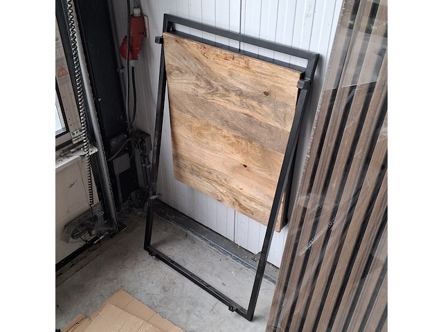 Klaptafel mangohout, 2026 - afbeelding 2 van  4