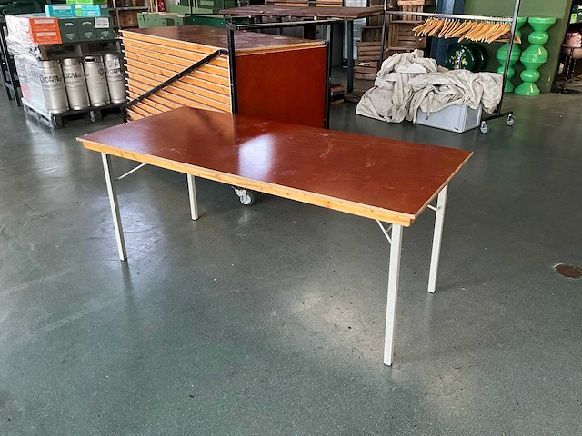 Klaptafels op trolly (16x) - afbeelding 1 van  8