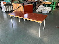 Klaptafels op trolly (16x) - afbeelding 1 van  8