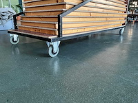 Klaptafels op trolly (16x) - afbeelding 7 van  8