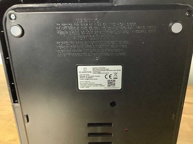 Klarstein - coffee and espresso machines - afbeelding 2 van  3