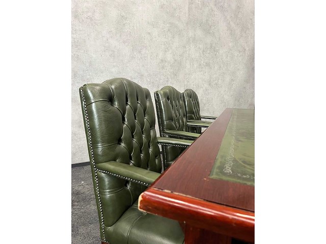 Klassiek engelse 7p vergaderset 240x120 - afbeelding 6 van  30